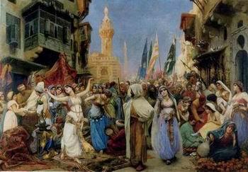  Arab or Arabic people and life. Orientalism oil paintings 50